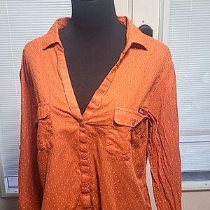 Columbia Women's Longhorn Vneck XL